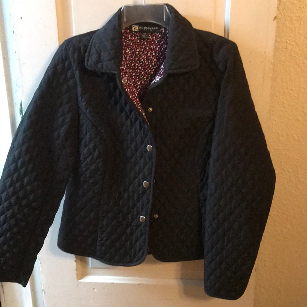 Quilted black jacket